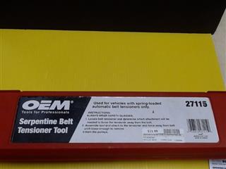 OEM TOOLS 27115 SERPENTINE BELT TOOL
